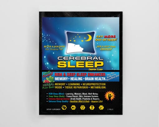 Cerebral Prime Cerebral Sleep Cerebralprime brain health nootropics energy drink alternative sleep aid sleeping pills alternative